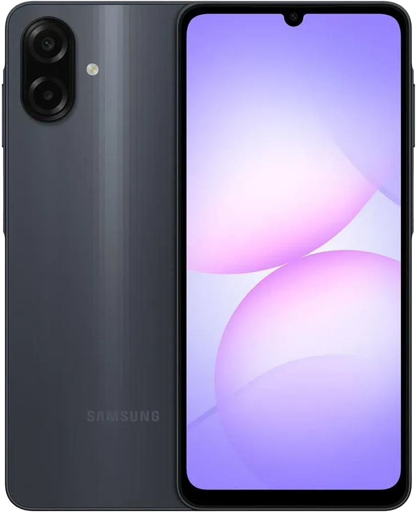 Smartphone Samsung em destaque, frente e verso